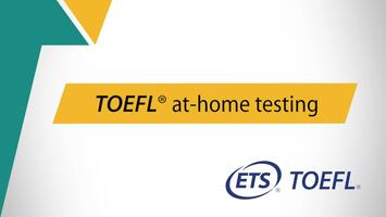 Video about TOEFL At Home Testing